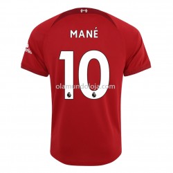 Camisola Liverpool Mane 10 Equipamento Primeiro 2022-2023 Manga Corta